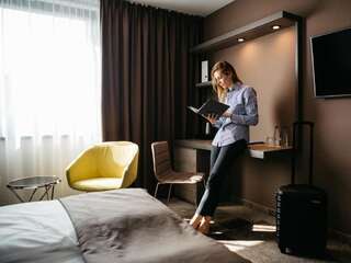 Отель Q Hotel Plus Katowice Катовице Стандартный двухместный номер с 1 кроватью-8