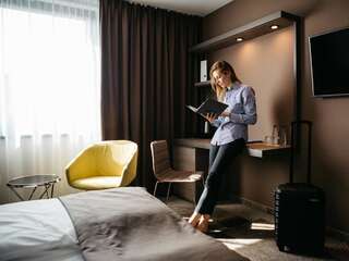 Отель Q Hotel Plus Katowice Катовице Стандартный двухместный номер с 1 кроватью-3